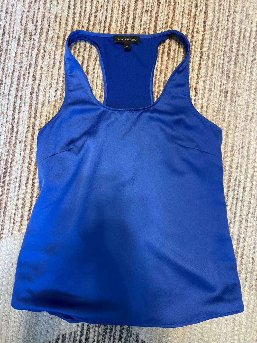 Banana Republic Cobalt Blue Racerback Tank